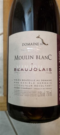 Beaujolais Domaine Moulin Blanc Không niên vụ