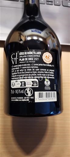 Valle del Rodano Non specificato Cave de Cairanne Plan de Dieu 2021