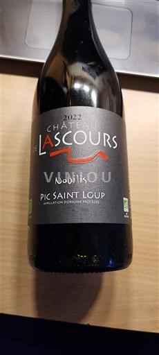 Languedoc Pic-saint-loup Château Lascours Nobilis 2022