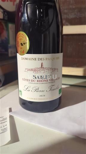 Thung lũng Rhône Côtes-du-rhône-villages Domaine S Pasquiers La Pierre Taillée 2024