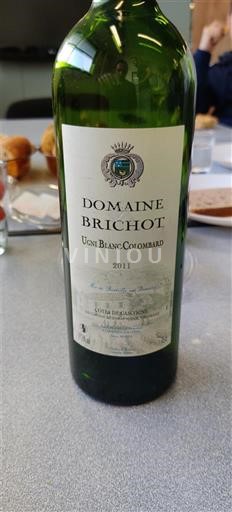 Sudoeste Côtes de Gascogne Domaine Brichot Ugni Blanc Colombard 2011