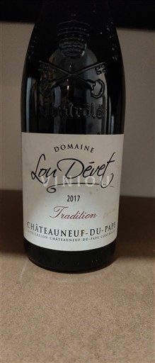Valle del Rodano Châteauneuf-du-Pape Domaine Lou Devet Tradition 2017