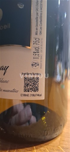 Valle della Loira Muscadet Didier Blanloeil Senza annata