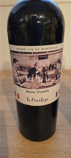 Rượu vang Rouge sec le Prestige Bons vivants Château Lauduc 2018 Pháp Bordeaux Bordeaux Supérieur AOC