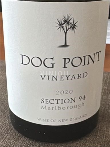 Marlborough Dog Point Vineyard Section 94 2020