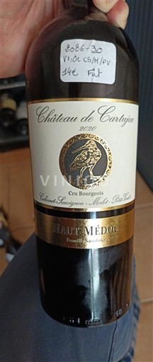 Bordeaux Haut-Médoc Château Cartujac 2020