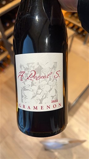 Rhônedalen Côtes du Rhône Gramenon À Pascal S. 2022
