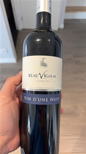 Languedoc và Roussillon Côtes de Thau Beauvignac Vin d'une Nuit 2024