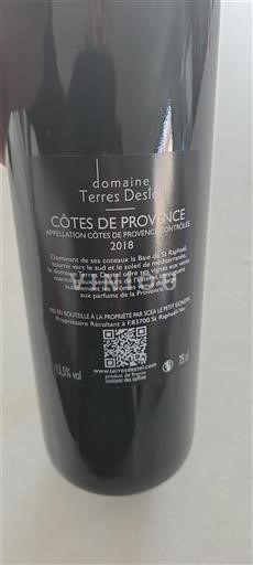 Provence Côtes-de-Provence Domaine Terres Destel 2018