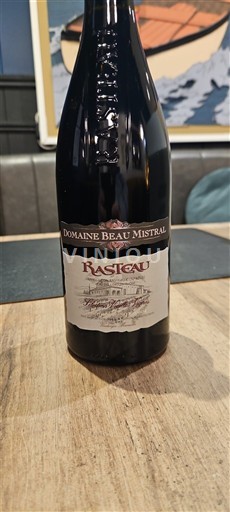 Thung lũng Rhône Rasteau Domaine Beau Mistral Không niên vụ