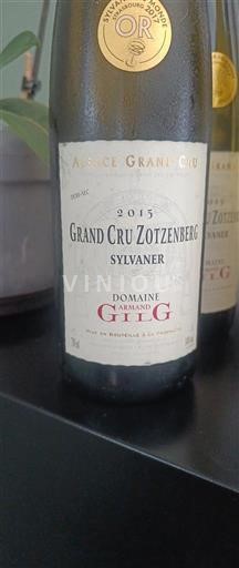 Alsace Sylvaner Grand Cru Domaine Armand Gilg Sylvaner 2015