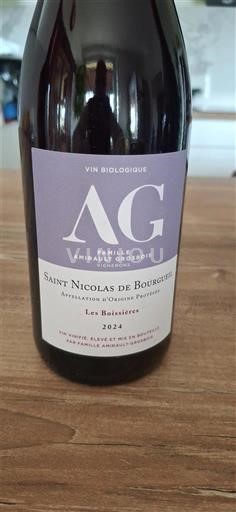 Valle della Loira Saint-Nicolas-De-Bourgueil Famille Amirault Gobouin Les Boisières 2021