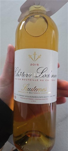 Bordeaux Sauternes Château Ladonne 2015