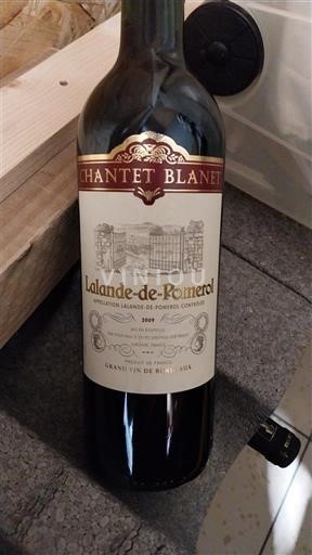 Bordeaux Lalande-de-Pomerol Chantet Blanet 2009