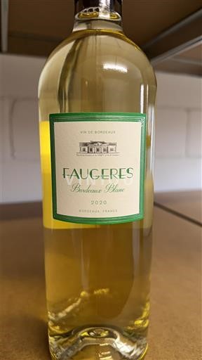 Bordeaux Bordeaux trắng Faugères 2020