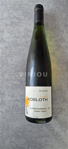 Elzas Gewurztraminer Domaine Kobloth Vieilles Vignes 2012