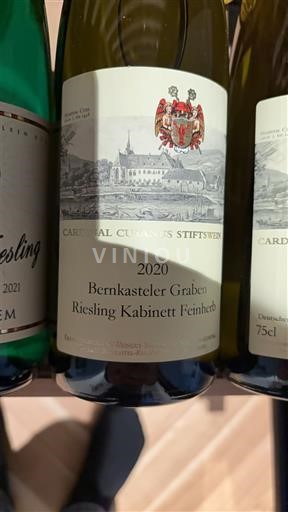 Mosel Không được chỉ định Cardinal Cusanus Stiftswein Bernkasteler Graben Riesling Kabinett Feinherb 2020