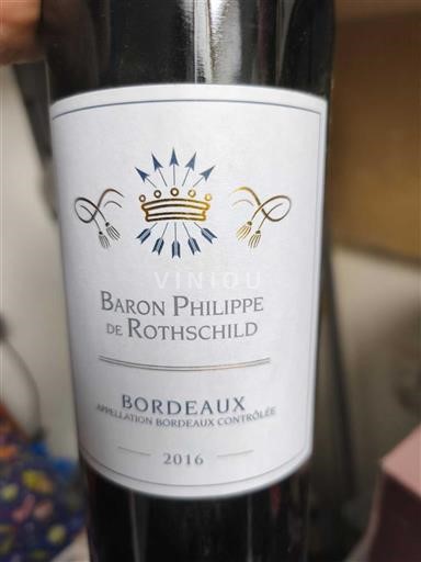 Bordeaux Baron Philippe de Rothschild 2016