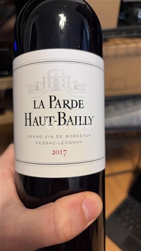 Bordeaux Pessac-Léognan Château Haut-Bailly La Parde Haut-Bailly 2017