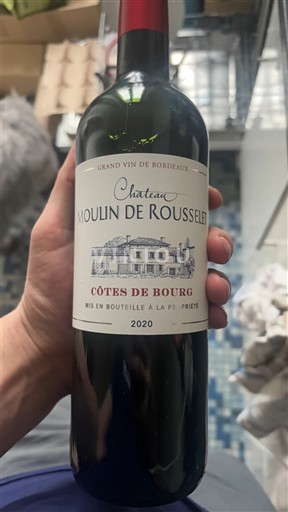 Bordeaux Côtes-de-bourg Château Moulin de Rousselle 2020