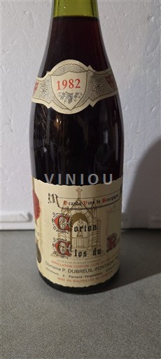 Bourgogne Corton Grand Cru P. Dubreuil-Fontaine Père & Fils Clos du Roi 1982