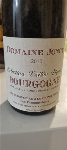Bourgogne Domaine Joncy Sélection Vieilles Vignes 2010