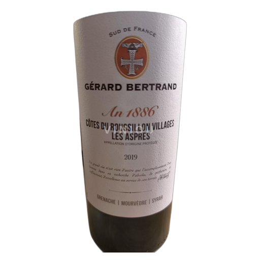 Roussillon Côtes du Roussillon Villages Gérard Bertrand An 1886 2019