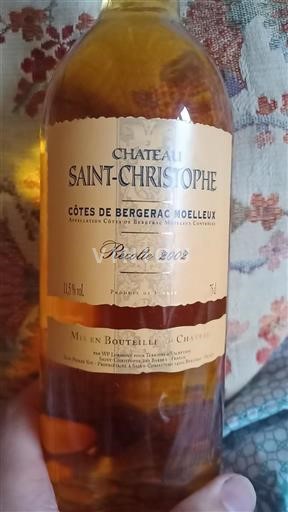 Tây Nam Côtes-de-bergerac Château Saint-Christophe 2002