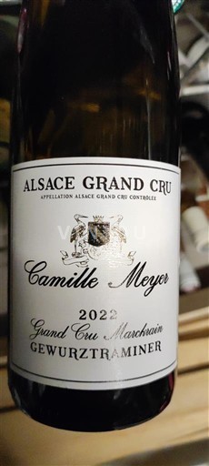 Alsace Alsace Grand Cru Grand Cru Camille Meyer Grand Cru Marrckrain Gewurztraminer 2022
