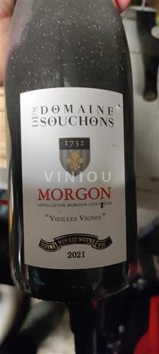 Beaujolais Morgon Domaine S Souchons Vieilles Vignes 2021