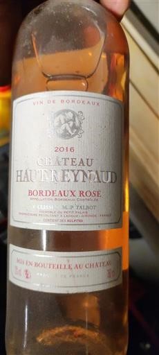 Bordeaux Bordeaux hồng Château Haut Eynaud 2016
