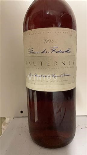 Bordeaux Sauternes Baron des Fontenilles 1993