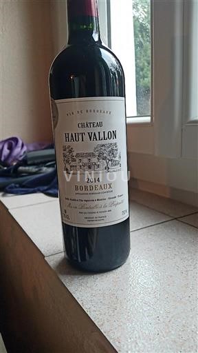 Bordeaux Château Haut Vallon 2014