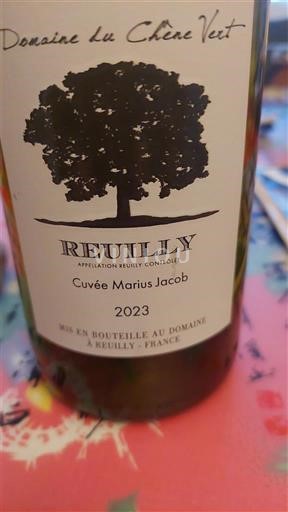 Thung lũng sông Loire Reuilly Domaine Chêne Vert Marius Jacob 2023