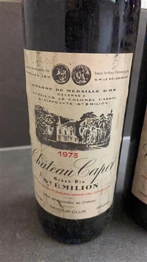 Bordeaux Saint-Émilion Château Capet 1973