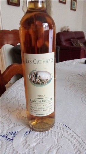 Roussillon Muscat de Rivesaltes Les Cathares 2003