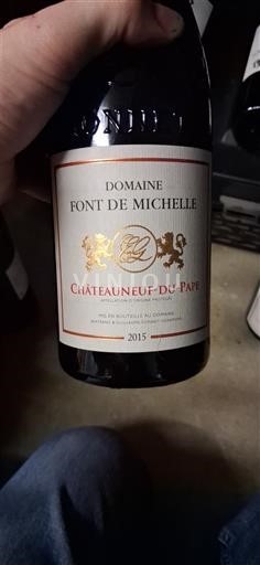 Valle del Rodano Châteauneuf-du-Pape Domaine Font de Michelle 2015