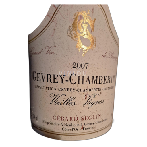 Burgundi Gevrey-Chambertin Gérard Seguin Vieilles Vignes 2007