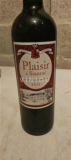 Bordeaux Lalande-de-pomerol Château Siaurac Plaisir de Siaurac 2012