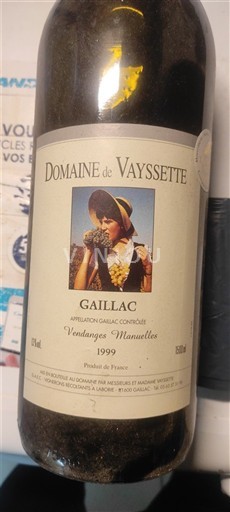 Tây Nam Gaillac Domaine Vayssette Vendanges Manuelles 1999