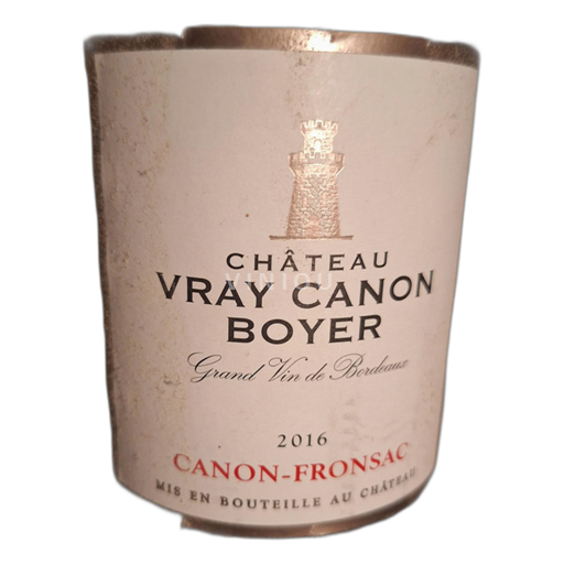 Burdeos No especificado Château Vray Canon Boyer 2016