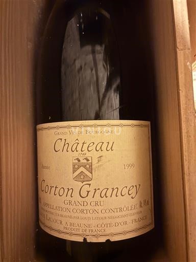 Borgogna Corton Grand Cru Château Corton Grancey 1999
