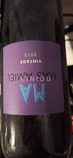 Roussillon Maury Mas Amiel 2012