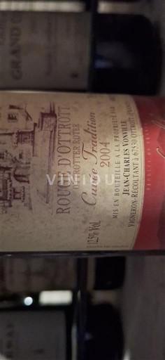 Alsácia Não especificado Rouge d'Ottrott Tradition 2004