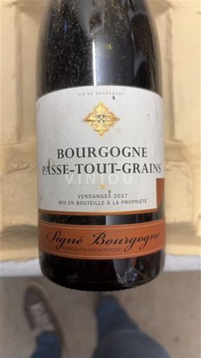 Borgogna Borgogna-passetoutgrain Signé Bourgogne 2017