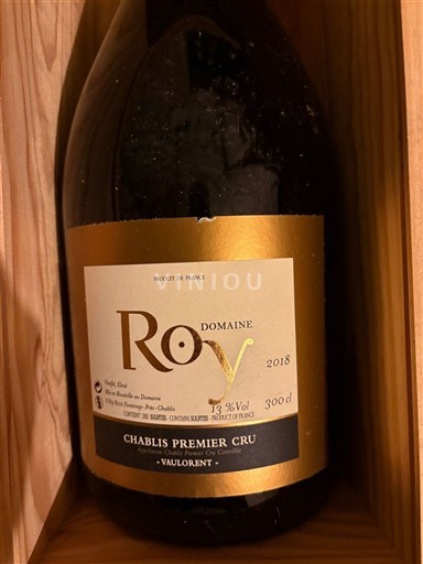Bourgogne Chablis Premier Cru Domaine Roy Vaulorent 2018