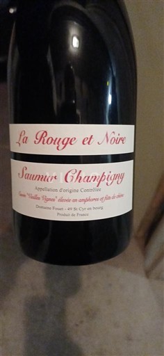 Loiren laakso Saumur-champigny Domaine Froment La Rouge et Noire Ei vuosikertaa