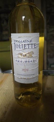 Roussillon Muscat de Rivesaltes Domaine Joliette 2014