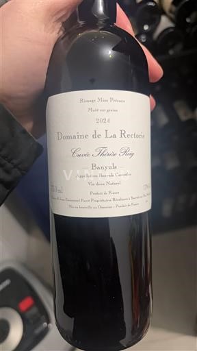 Roussillon Banyuls Domaine La Rectorie Thérèse Reig 2024