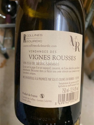 Languedoc và Roussillon Cévennes Collines du Bourdic Vendanges des Vignes Rousses 2023